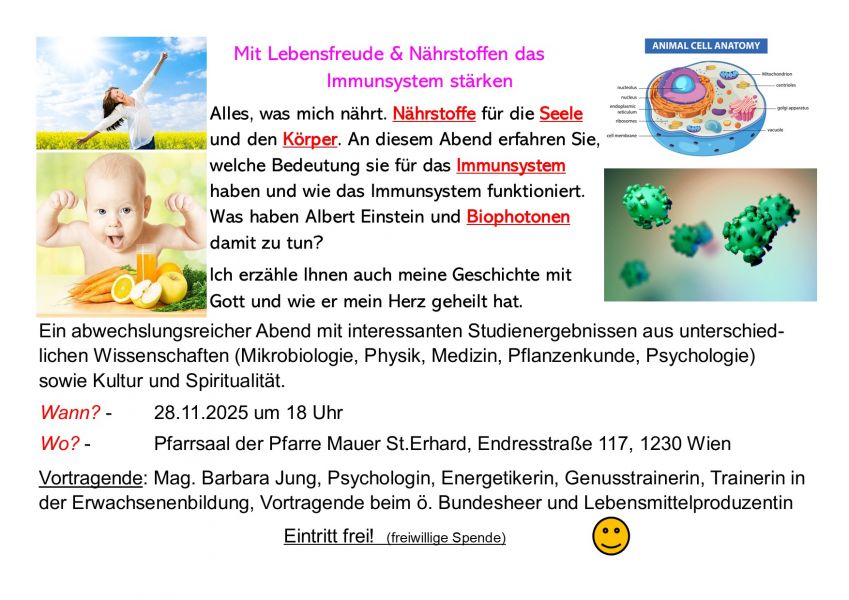 Mit Lebensfreude und Nährstoffen das Immunsystem stärken